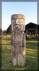 Totem Pole Vancouver Island  