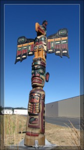 Totem Pole Vancouver Island  